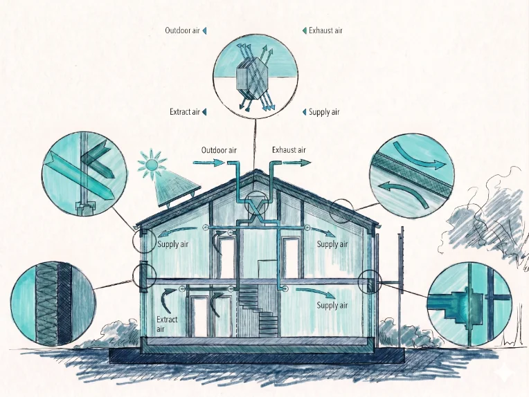 Construcción eficiente — estándar Passivhaus